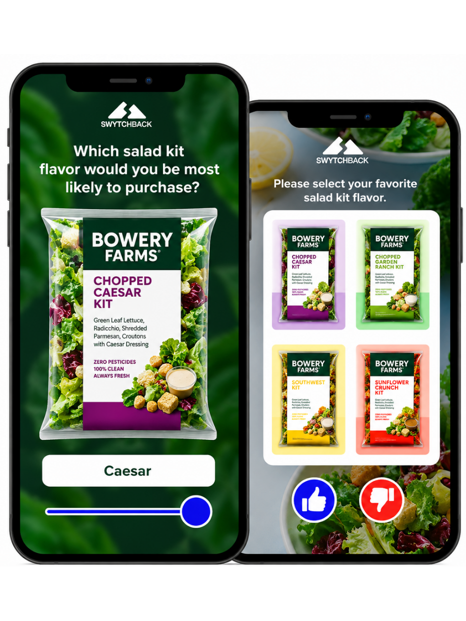 Bowery Farms Swytchback survey